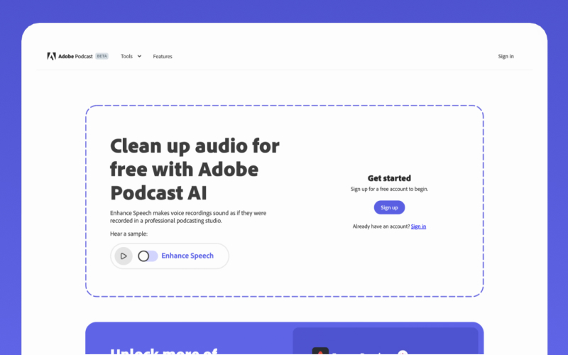 Adobe Audio Enhancer